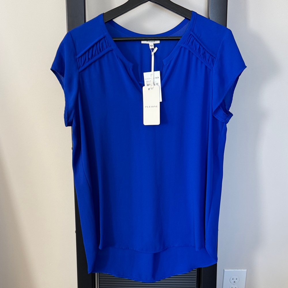 Pleione Cobalt Blue Blouse